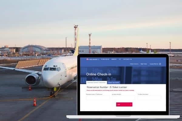 Air China online check in