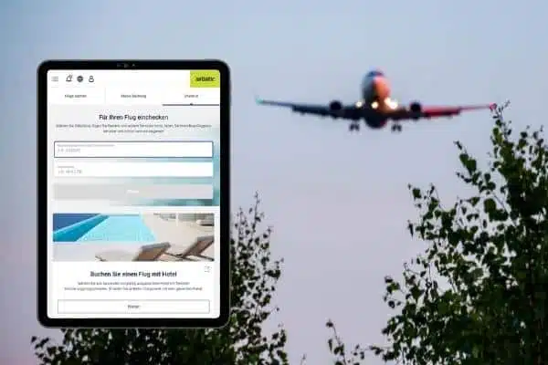 Airbaltic online check in