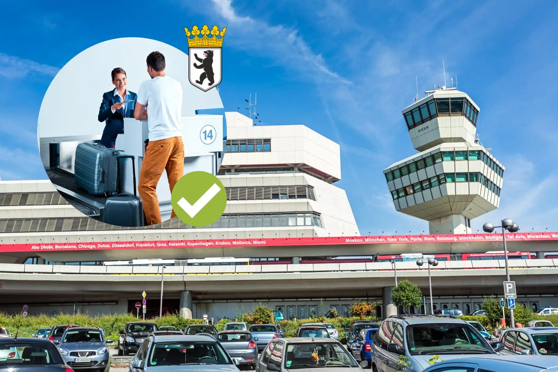 Check in Flughafen Berlin