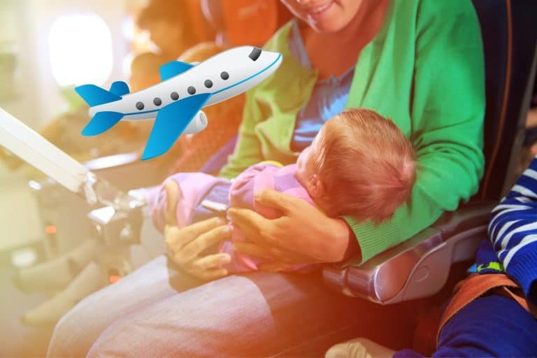 Fliegen mit einem Baby