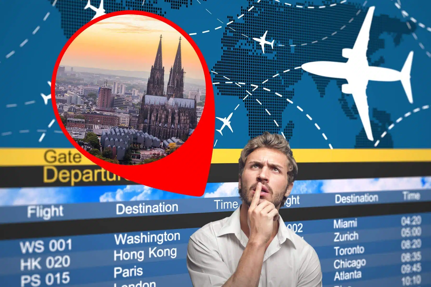 Flugplan Flughafen Köln Bonn