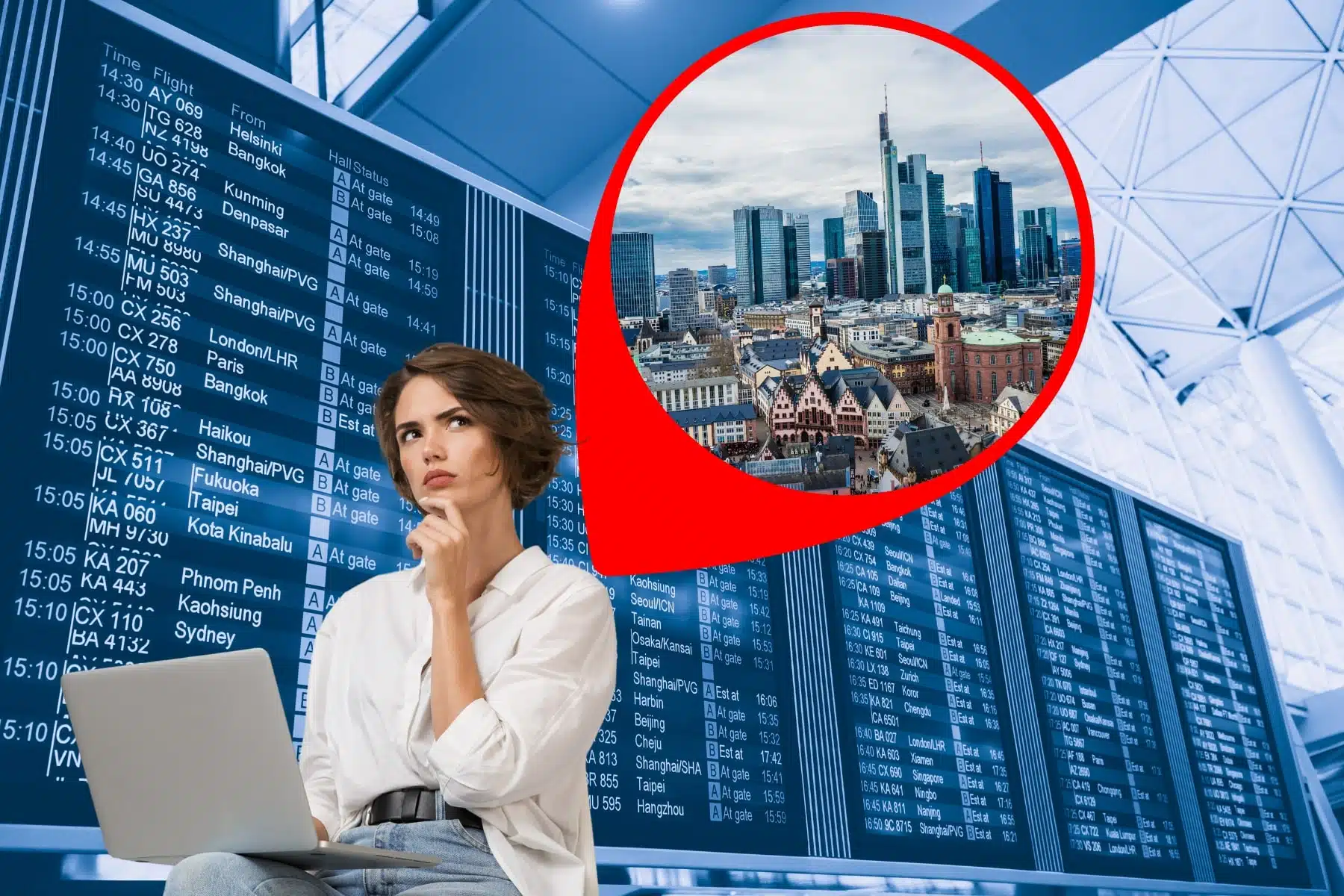 Flugplan Frankfurt