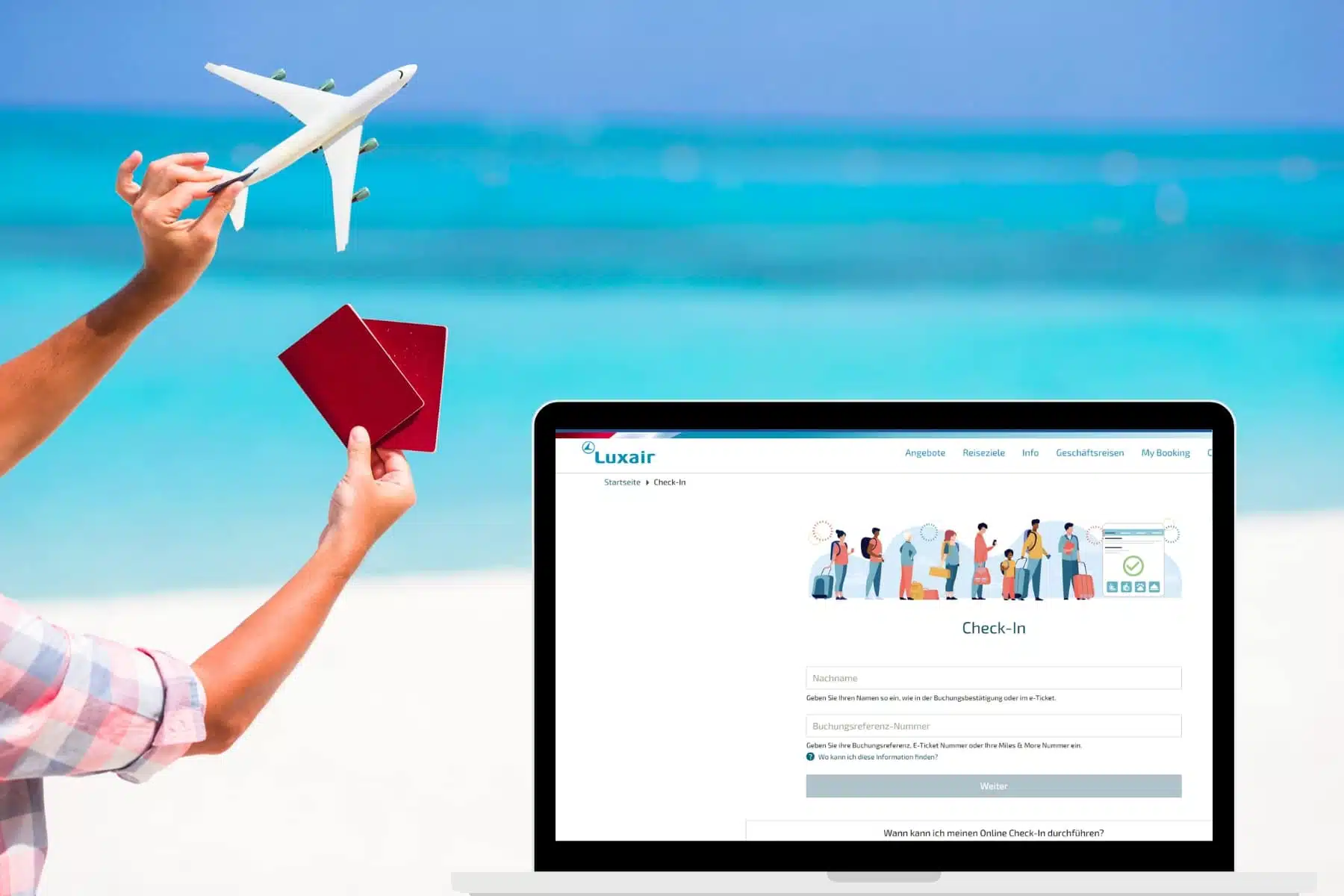 Online Check-in Luxair