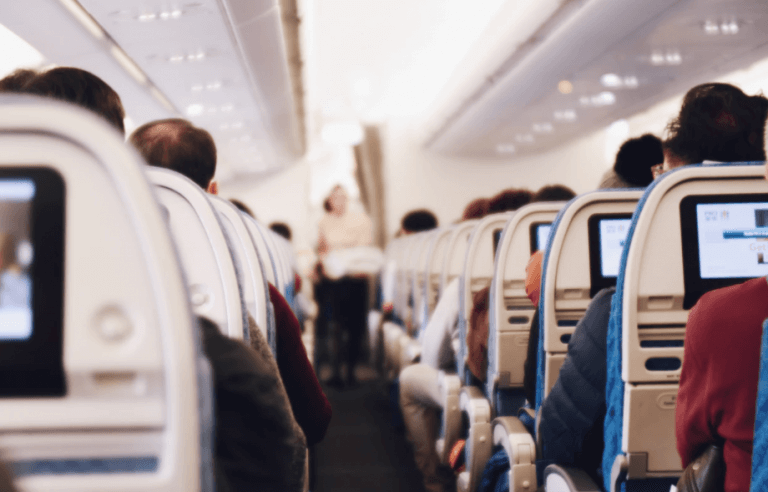 Trockene Luft im Flugzeug