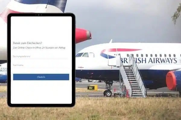 british airways online check in