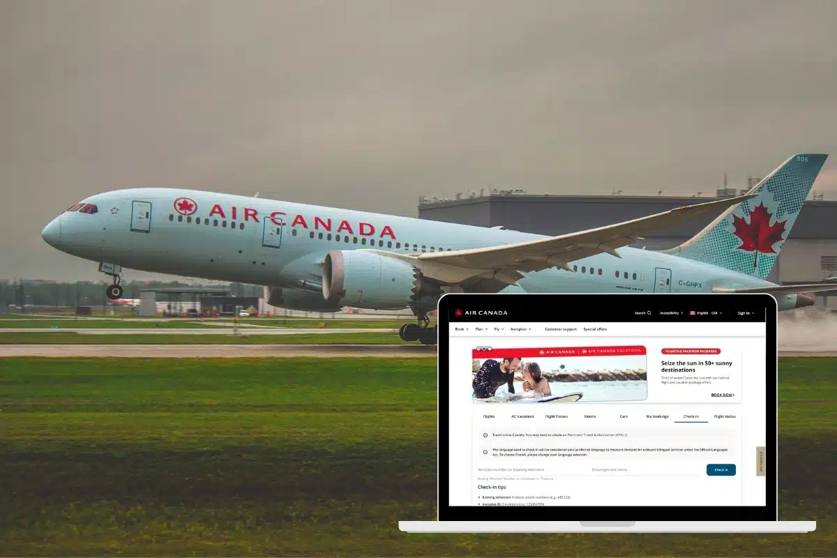 check in Air canada