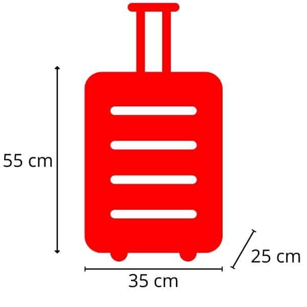carry-on baggage Size Weight