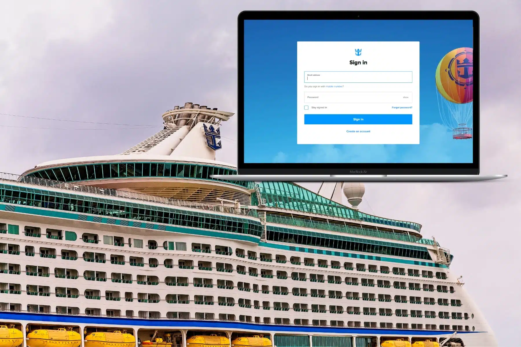 royal caribbean online einchecken