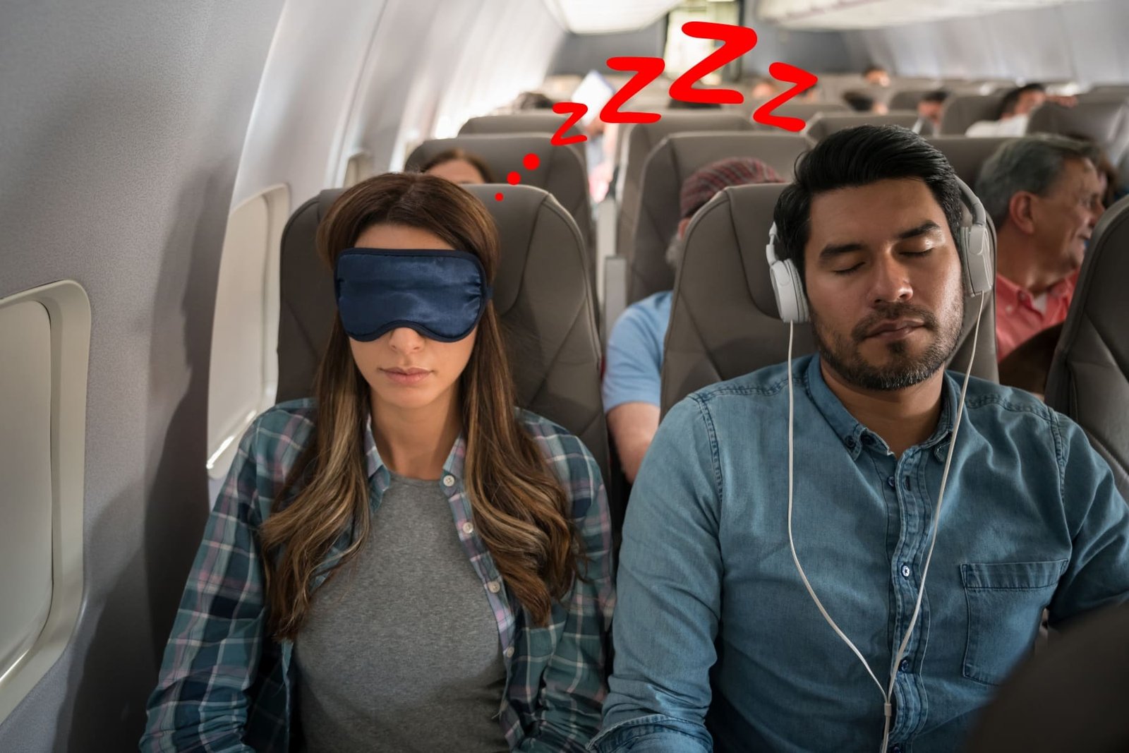 schlafen beim fliegen