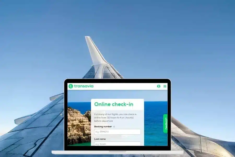 transavia check in anleitung