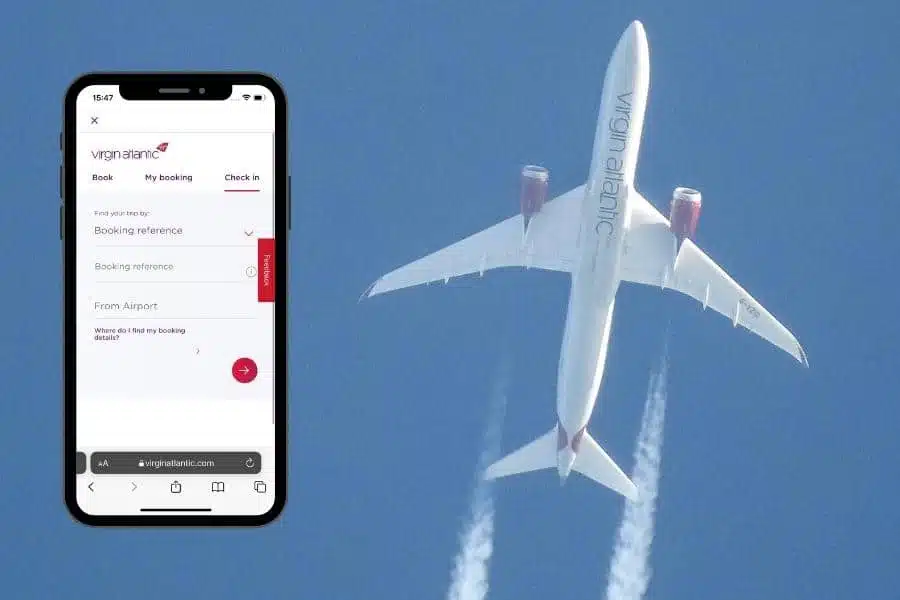 virgin atlantic online einchecken